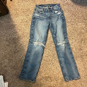 NWOT American eagle curvy straight jeans